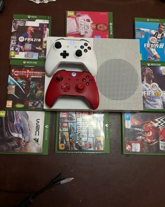 Xbox One S 1TB + 2 Controller + 8 Giochi + Cavi