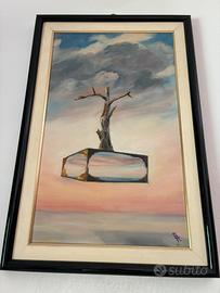 Quadro natura morta con cornice
