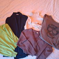 Set di 5 maglioni assortiti, colori misti, stile c