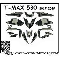 Kit carene Tmax 530 2017 2019 nero lucido