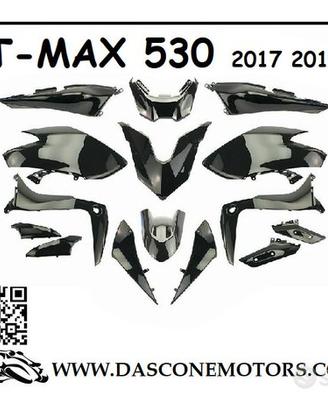 Kit carene Tmax 530 2017 2019 nero lucido