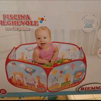 PISCINA PIEGHEVOLE CON PALLINE