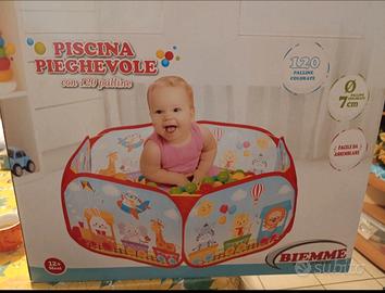 PISCINA PIEGHEVOLE CON PALLINE