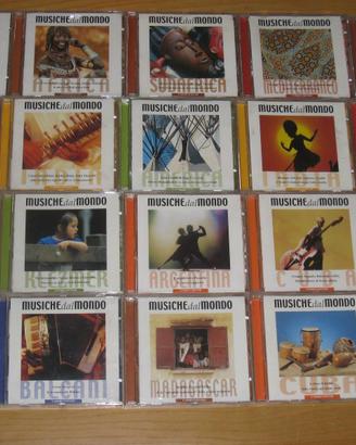20 CD musiche dal mondo FABBRI