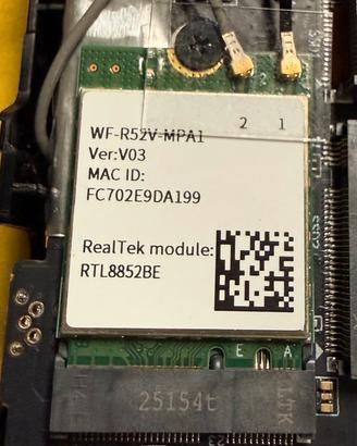 Scheda wifi 6 realtek
