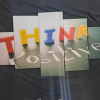 Quadretti "Think Positive"