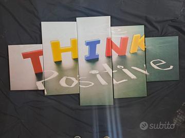 Quadretti "Think Positive"