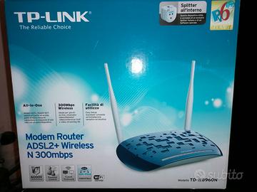 Modem Router ADSL2+ Wireless N 300Mbps