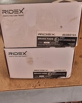 Pasticche Freni Posteriori Ridex 402B0193 - Nuove 