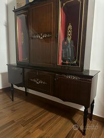 Cristalliera in stile inglese anni '60