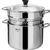 Pentola Lagostina con coperchio e scolapasta nuova