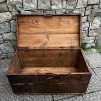 Baule cassa dote cassapanca cassettone legno