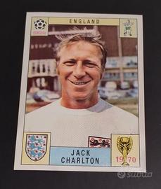 Panini Mexico 70 Jack Charlton nuova green-back
