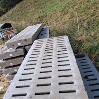 Grigliato per stalla 350x100xH.25 cm