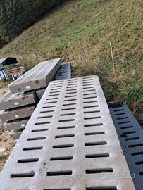 Grigliato per stalla 350x100xH.25 cm