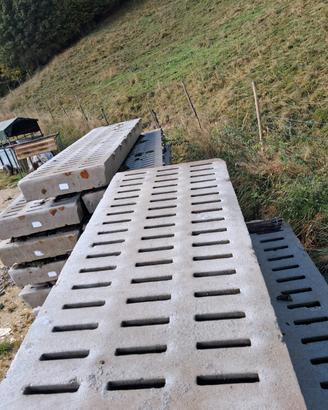 Grigliato per stalla 350x100xH.25 cm