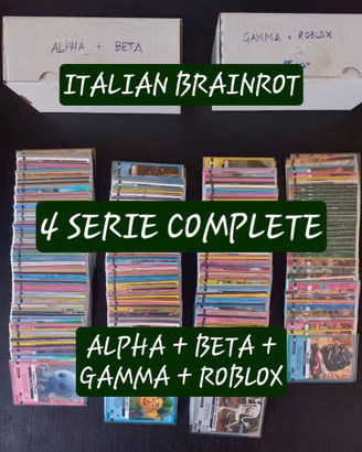 Prime Serie Brainrot Complete (500 carte)