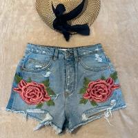 Shorts in denim Zara