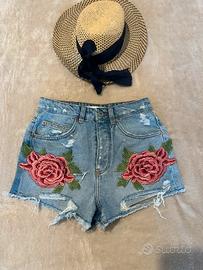 Shorts in denim Zara