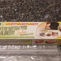 sacchetti sottovuoto per alimenti e pompa 