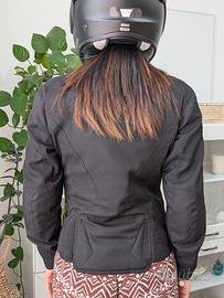 Giacca Giubbotto Moto Donna IXS Nero Tessuto
