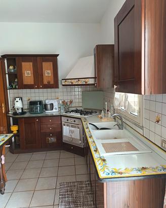 Cucina Rustica LEGNO VERO e CERAMICA 