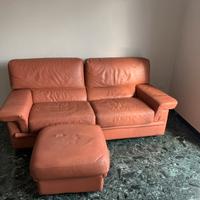 Divano letto rosa antico