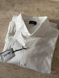 Camicia jersey bianca barba napoli