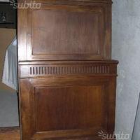 Antichi letti in noce primi 900 Liberty Art Decò