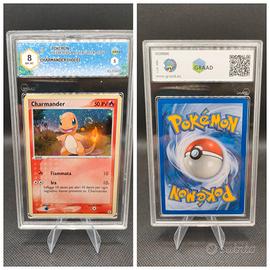 Carta Pokémon ITA Charmander holo swirl graad 8 