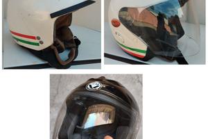 3 caschi aperti Nolan HJC Vemar 62 64 59 XL XXL L