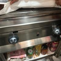 Fry top con piano cottura doppio