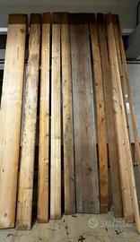 Tavole legno, perline, moraletti