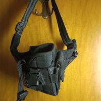 Fondina cosciale nera per softair