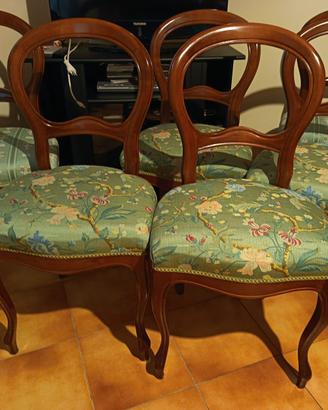 Sedie vintage in legno