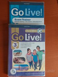 libro scolastico scuola media Go Live 3