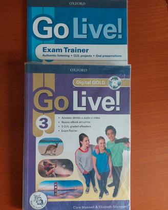libro scolastico scuola media Go Live 3