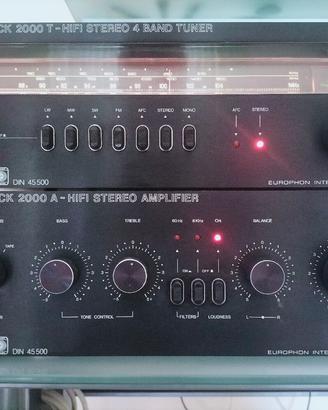 amplificatore vintage e radio