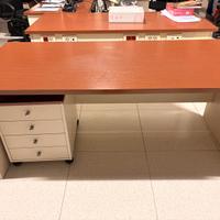 Scrivania in legno cone da foto - Lunghezza 180