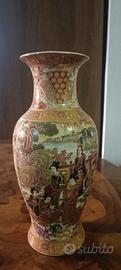Vaso Royal Satsuma in porcellana decorata
