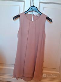 vestito elegante rosa smoke 