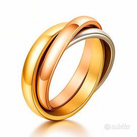 Anello da donna rivestito in oro 88129
