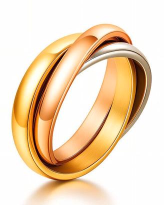 Anello da donna rivestito in oro 88129