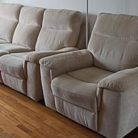 divano motorizzato chateau d'ax 3 posti + poltona