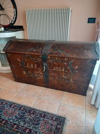 antico baule inglese 