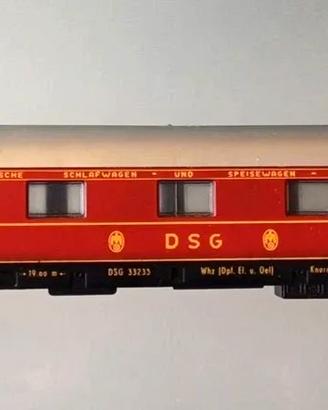 Lima 33235 DSG vagone carrozza letto H0 vintage