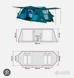 Tenda per 4 persone Coleman Sahara 