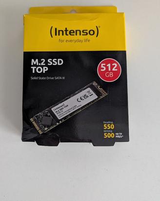 Intenso M.2 SSD interno SATA III Top, 512GB 550 MB