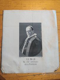 Tessuto in Seta Pio XI Nel XIX como