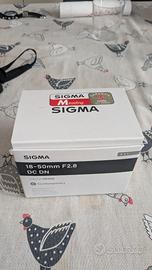 Obiettivo sigma 18-50 attacco xf Fujifilm